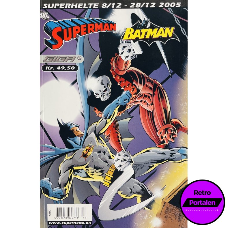 Giga 2005 Nr. 27 - Superman Og Batman 5 (Dansk) (Superhelte) (DC Comics) (Tegneserie)
