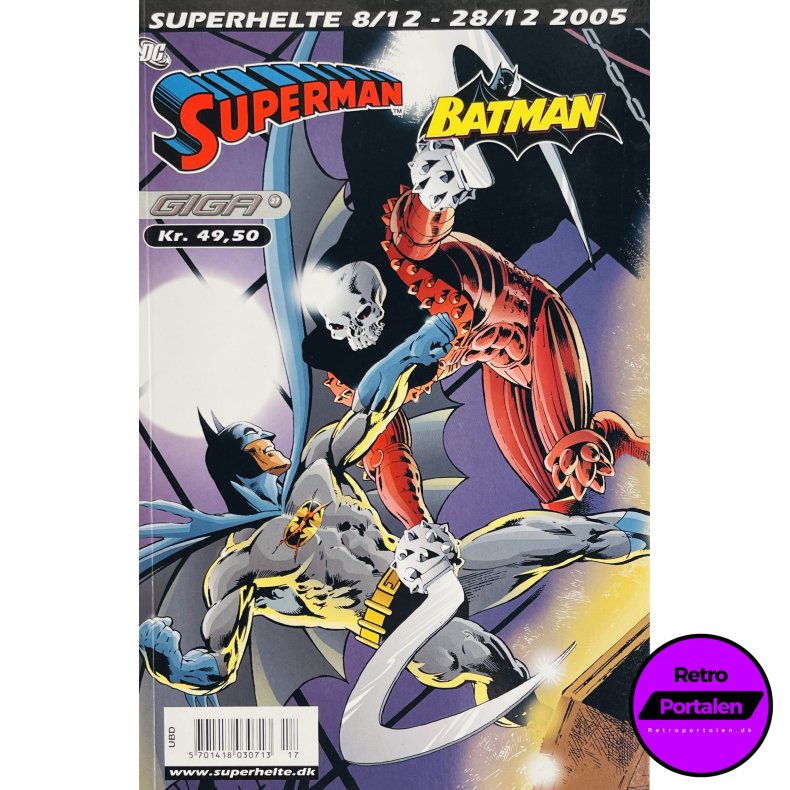 Giga 2005 Nr. 27 - Superman Og Batman 5 (Dansk) (Superhelte) (DC Comics) (Tegneserie)