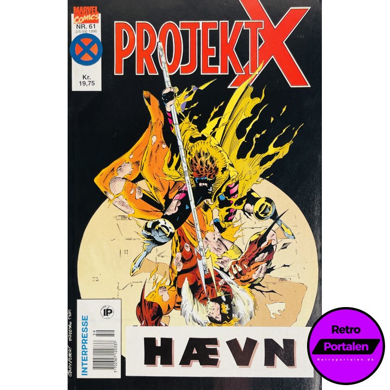Projekt X 1996 Nr.61 (Dansk) (Marvel Comics) (Tegneserie)