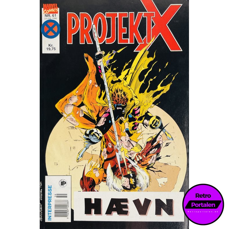 Projekt X 1996 Nr.61 (Dansk) (Marvel Comics) (Tegneserie)