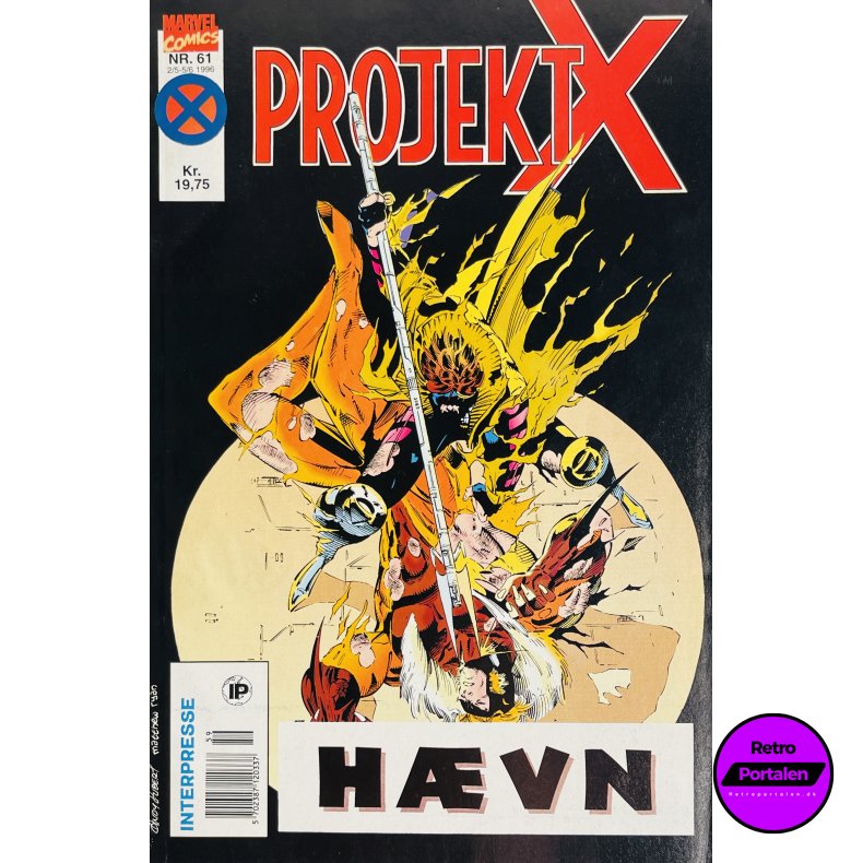 Projekt X 1996 Nr.61 (Dansk) (Marvel Comics) (Tegneserie)