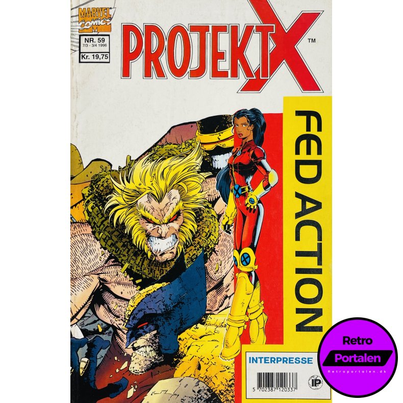 Projekt X 1996 Nr. 59 (Dansk) (Marvel Comics) (Tegneserie)