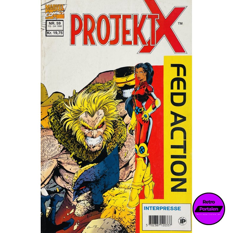 Projekt X 1996 Nr. 59 (Dansk) (Marvel Comics) (Tegneserie)