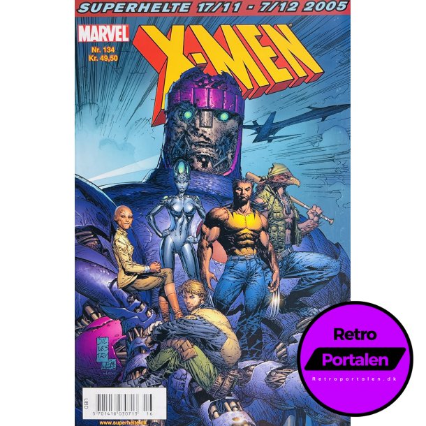 X-Men 2005 Nr. 134 (Superhelte) (Dansk) (Marvel) (Tegneserie)