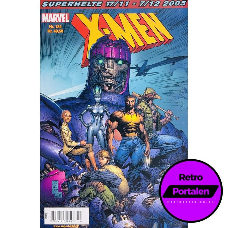 X-Men 2005 Nr. 134 (Superhelte) (Dansk) (Marvel) (Tegneserie)