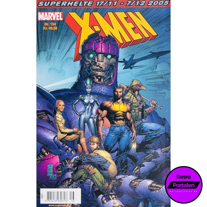X-Men 2005 Nr. 134 (Superhelte) (Dansk) (Marvel) (Tegneserie)