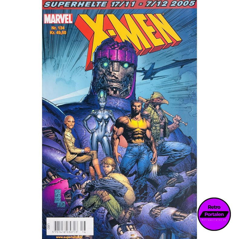 X-Men 2005 Nr. 134 (Superhelte) (Dansk) (Marvel) (Tegneserie)