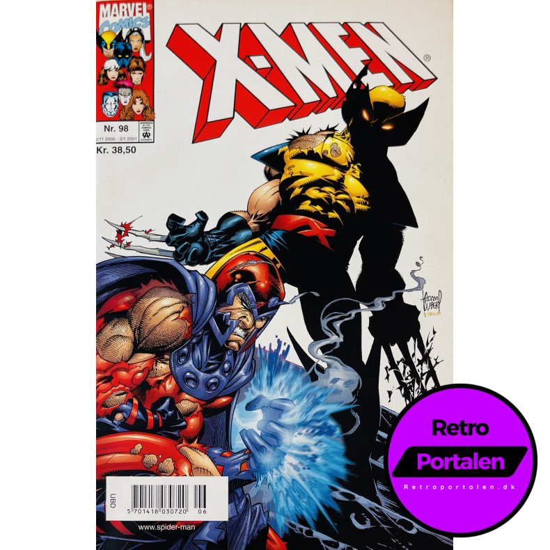 X-Men 2001 Nr. 98 (Dansk) (Marvel) (Tegneserie)