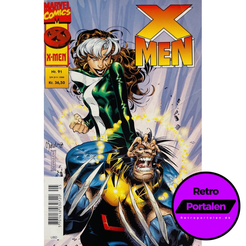 X-Men 1999 Nr. 91 (Dansk) (Marvel) (Tegneserie)