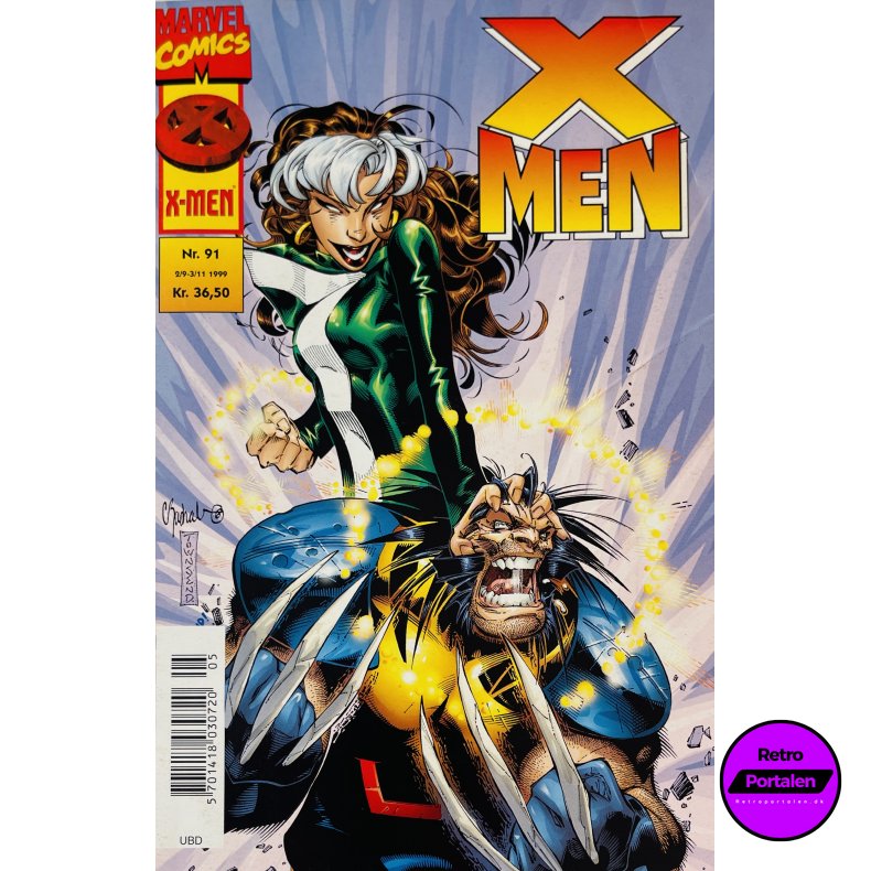 X-Men 1999 Nr. 91 (Dansk) (Marvel) (Tegneserie)