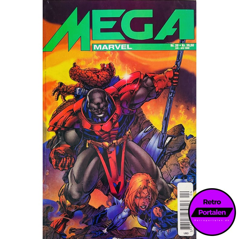 Mega Marvel 1999 Nr. 20: Fantastic Four (Dansk) (Marvel) (Tegneserie)