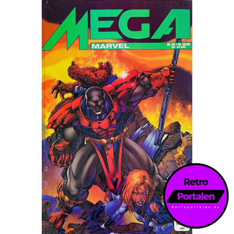 Mega Marvel 1999 Nr. 20: Fantastic Four (Dansk) (Marvel) (Tegneserie)