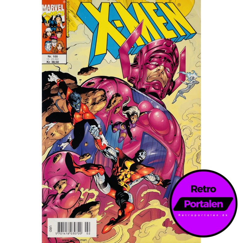 X-Men 2001 Nr. 100 (Dansk) (Marvel) (Tegneserie)