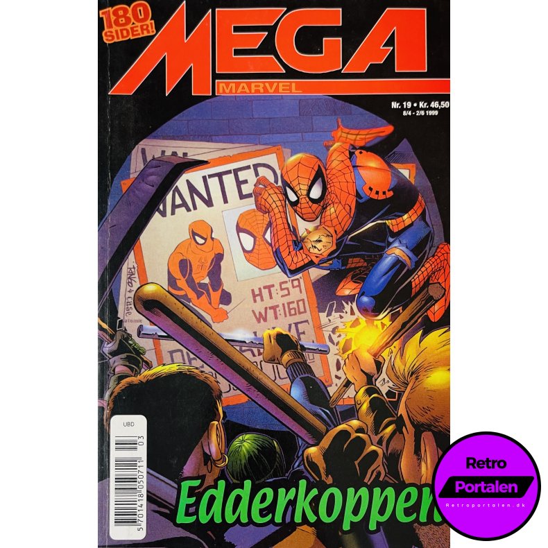 Mega Marvel 1999 Nr. 19 (Dansk) (Marvel) (Tegneserie)