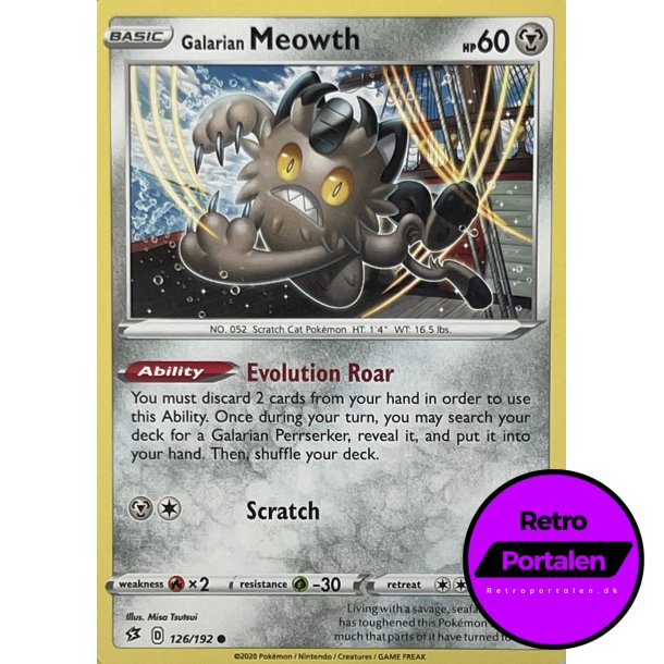 Galarian Meowth 126-192