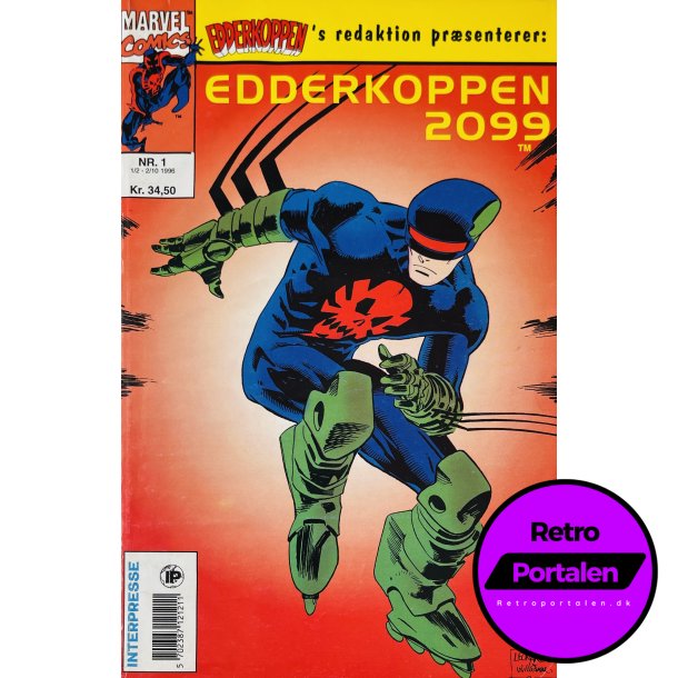 Edderkoppen 2099 Nr. 1 (1996) (Dansk) (Marvel) (Tegneserie)