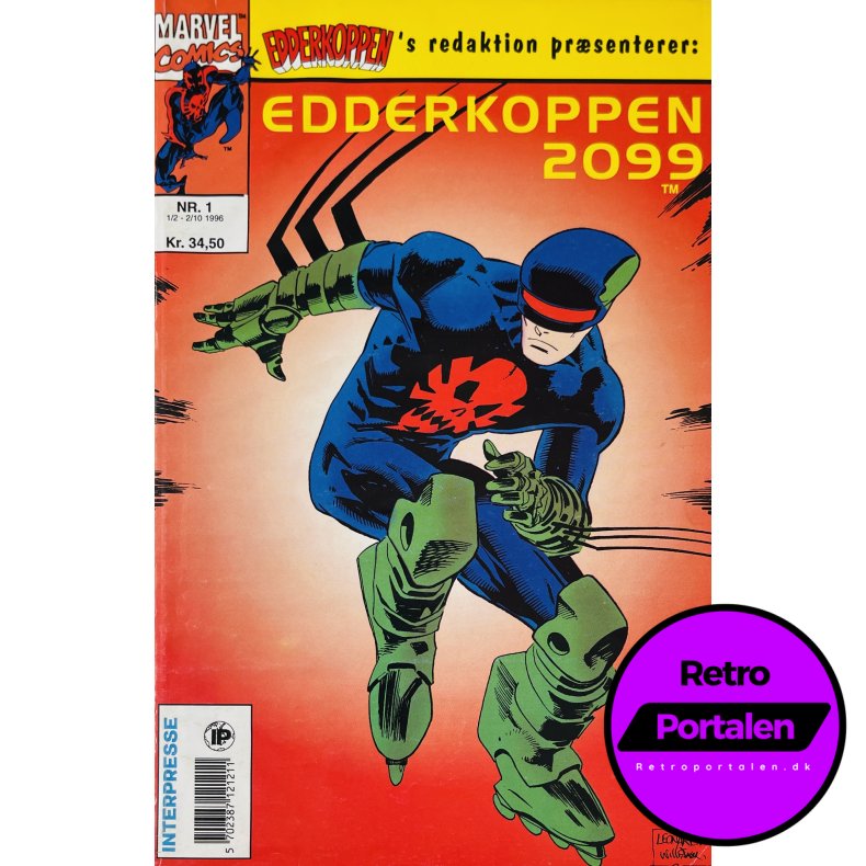 Edderkoppen 2099 Nr. 1 (1996) (Dansk) (Marvel) (Tegneserie)