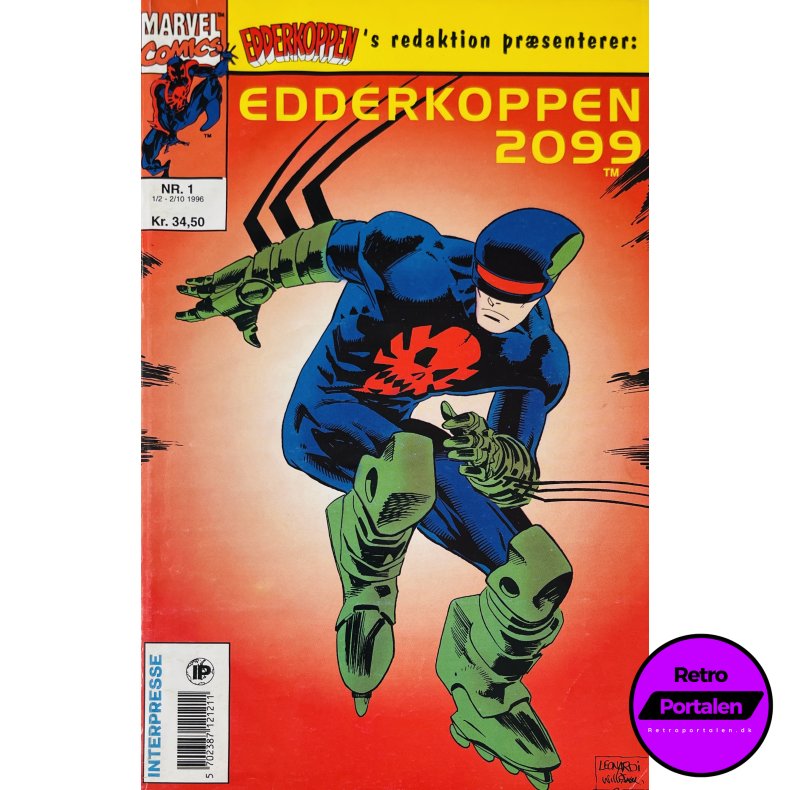 Edderkoppen 2099 Nr. 1 (1996) (Dansk) (Marvel) (Tegneserie)