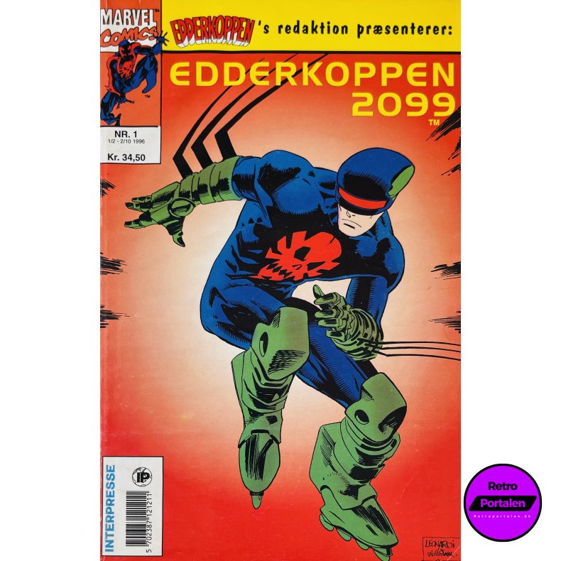 Edderkoppen 2099 Nr. 1 (1996) (Dansk) (Marvel) (Tegneserie)