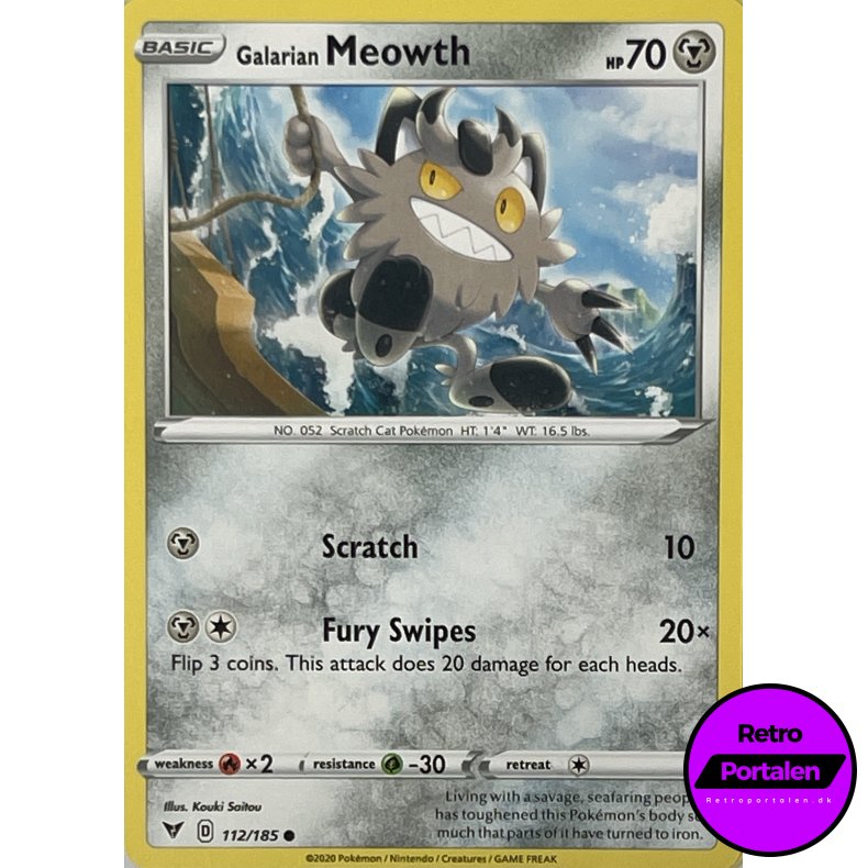 Galarian Meowth 112-185