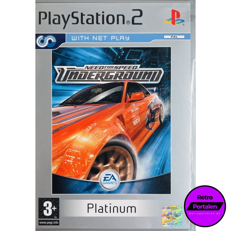Need For Speed Underground (Platinum) (PS2)