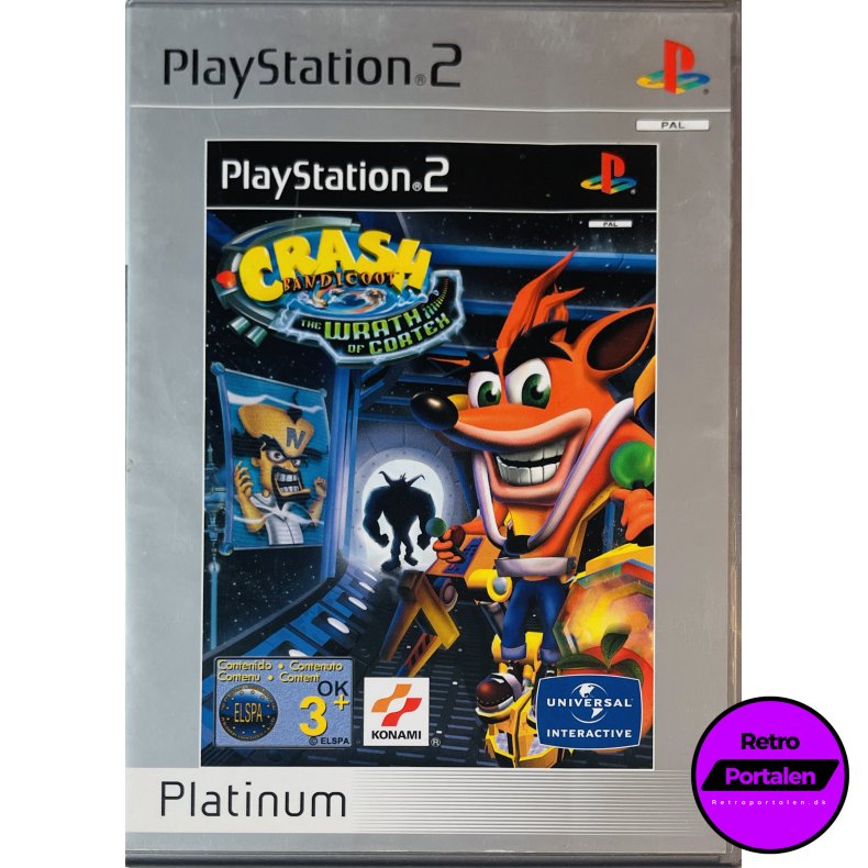 Crash Bandicoot The Wrath Of Cortex (Platinum) (PS2)
