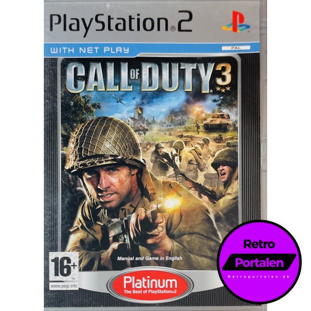 Call Of Duty 3 (Platinum) (PS2)