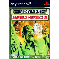 Army Men - Sarge�s Heroes 2 (Riv I Ryggen P� Papir Cover - PS2)