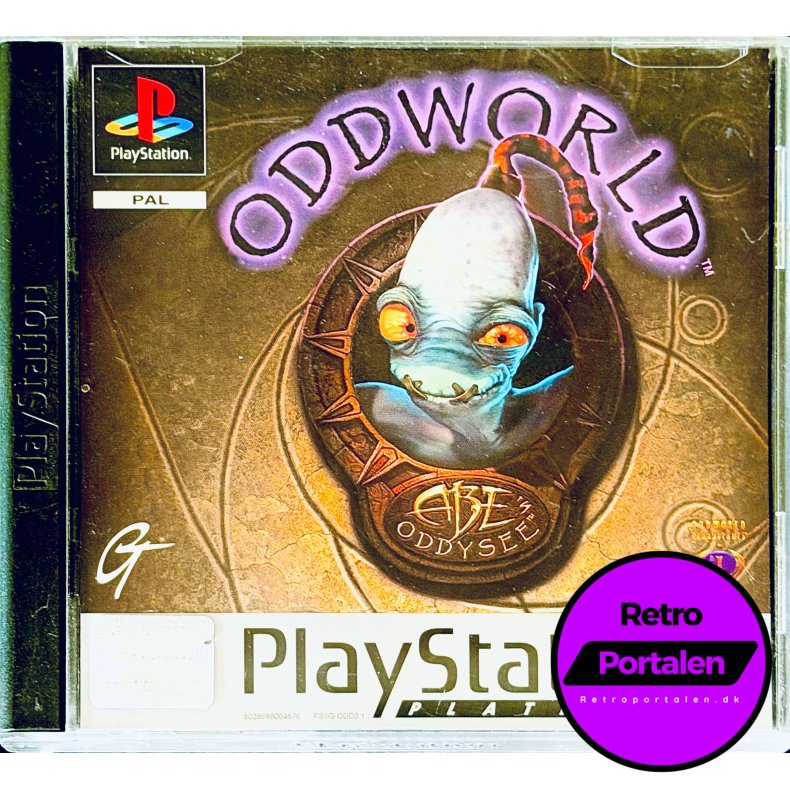 Oddworld: Abe�s Oddysee (Platinum - PS1)