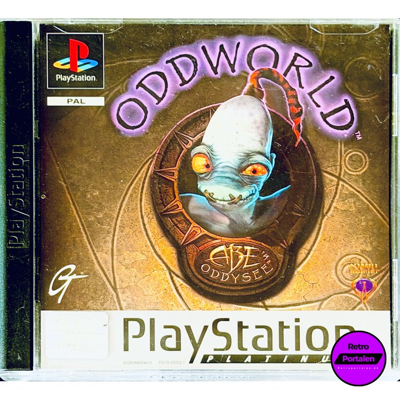 Oddworld: Abe�s Oddysee (Platinum - PS1)