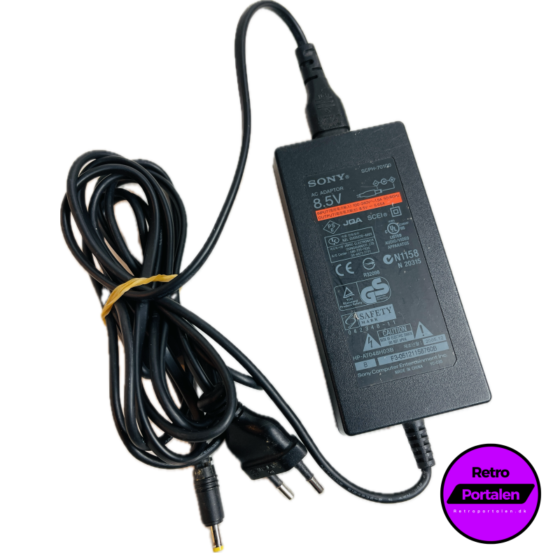 Sony AC Adaptor SCPH-70100 (Original Sony) (Sort) (PS2)