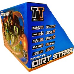 TEC-TOY - Speed Monster R/C 1:12, 2,4G 7,4V, gyro and sound - Orange (5700134712590) (NY)