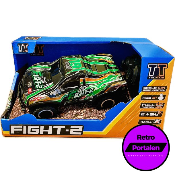 TEC-TOY - Fight-2 R/C 1:24 2,4GHz w/light, green (5700134712767) (NY)