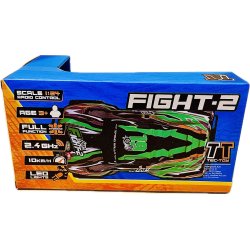 TEC-TOY - Fight-2 R/C 1:24 2,4GHz w/light, green (5700134712767) (NY)