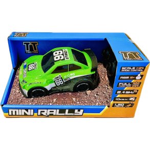 TEC-TOY - Mini Rally R/C 1:24 2,4GHz w/light, green (5700134712743) (NY)