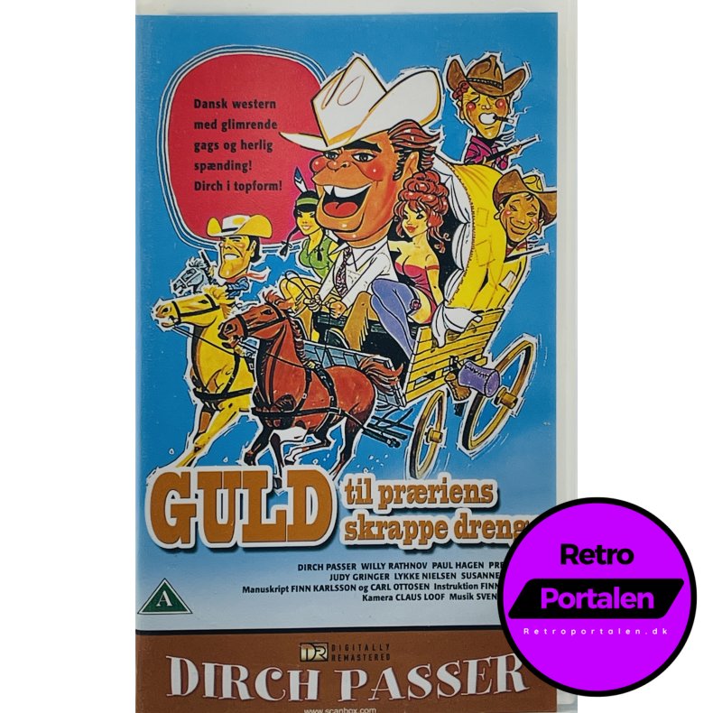 GULD Til Pr�riens Skrappe Drenge (VHS)
