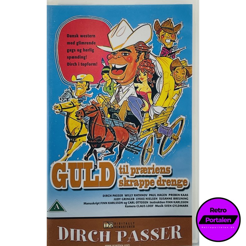 GULD Til Prriens Skrappe Drenge (VHS)