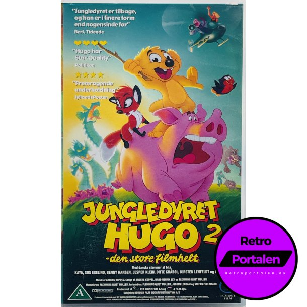 Jungledyret Hugo 2 - den store filmhelt (VHS)