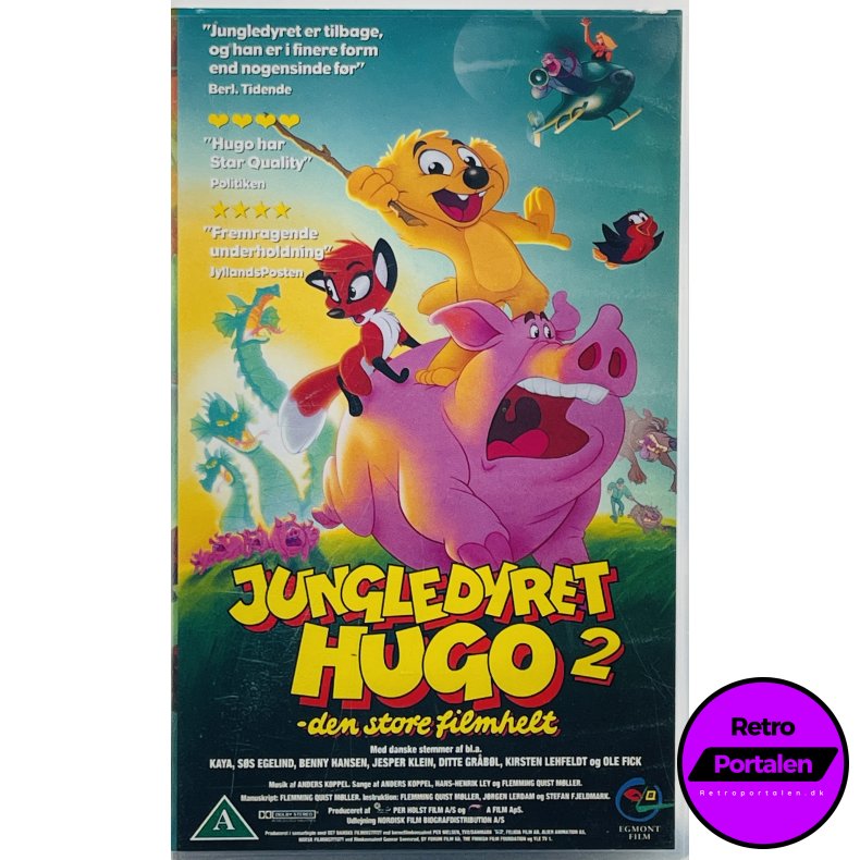 Jungledyret Hugo 2 - den store filmhelt (VHS)