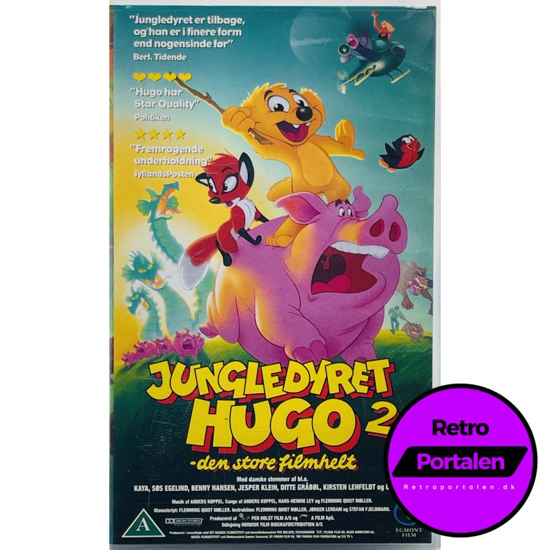 Jungledyret Hugo 2 - den store filmhelt (VHS)