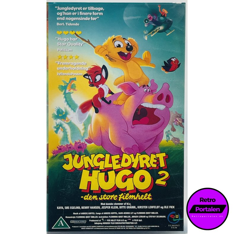 Jungledyret Hugo 2 - den store filmhelt (VHS)