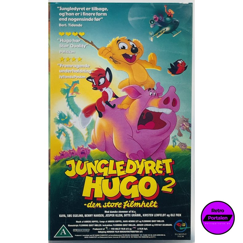 Jungledyret Hugo 2 - den store filmhelt (VHS)