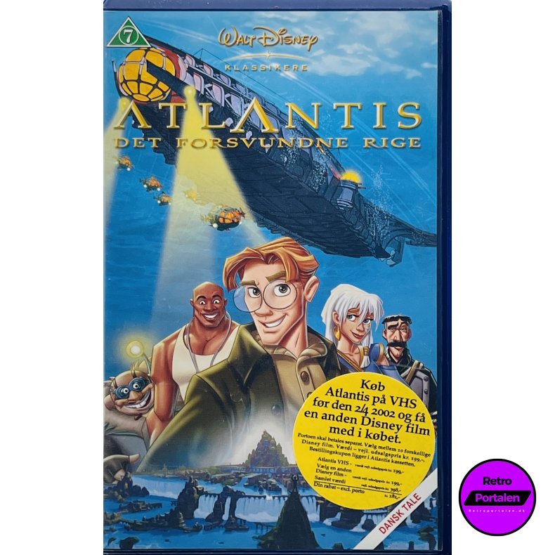 Atlantis - Det Forsvundne Rige (VHS)