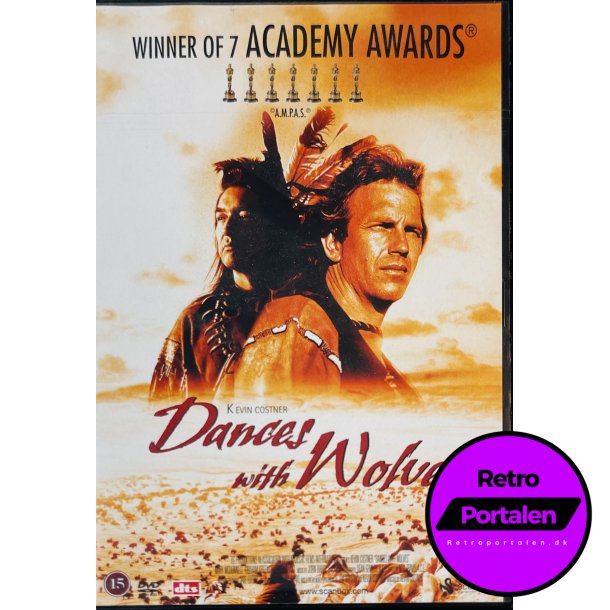 Danser Med Ulve (Dances With Wolves) (Kevin Costner) (DVD)
