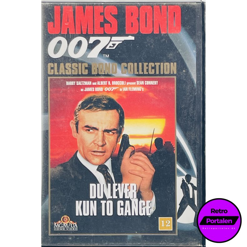 Du Lever Kun To Gange - James Bond 007 Classic Bond Collection (VHS)