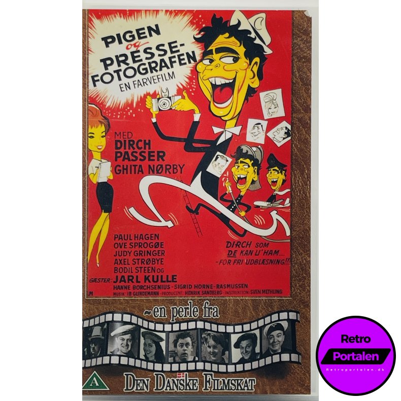 Pigen Og Pressefotografen (VHS)