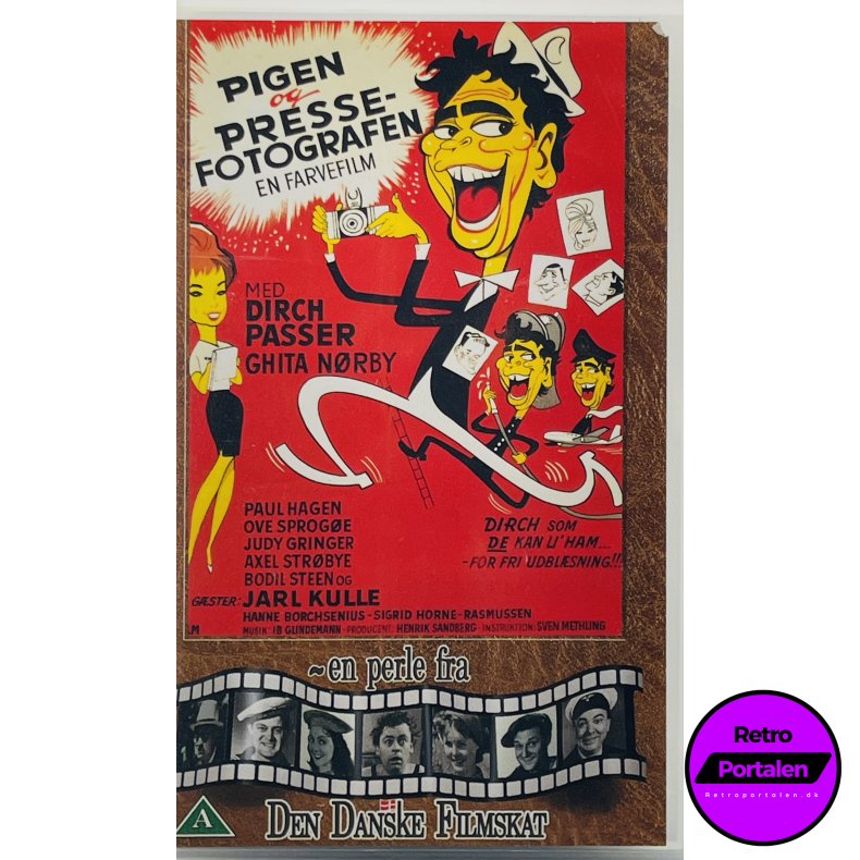 Pigen Og Pressefotografen (VHS)