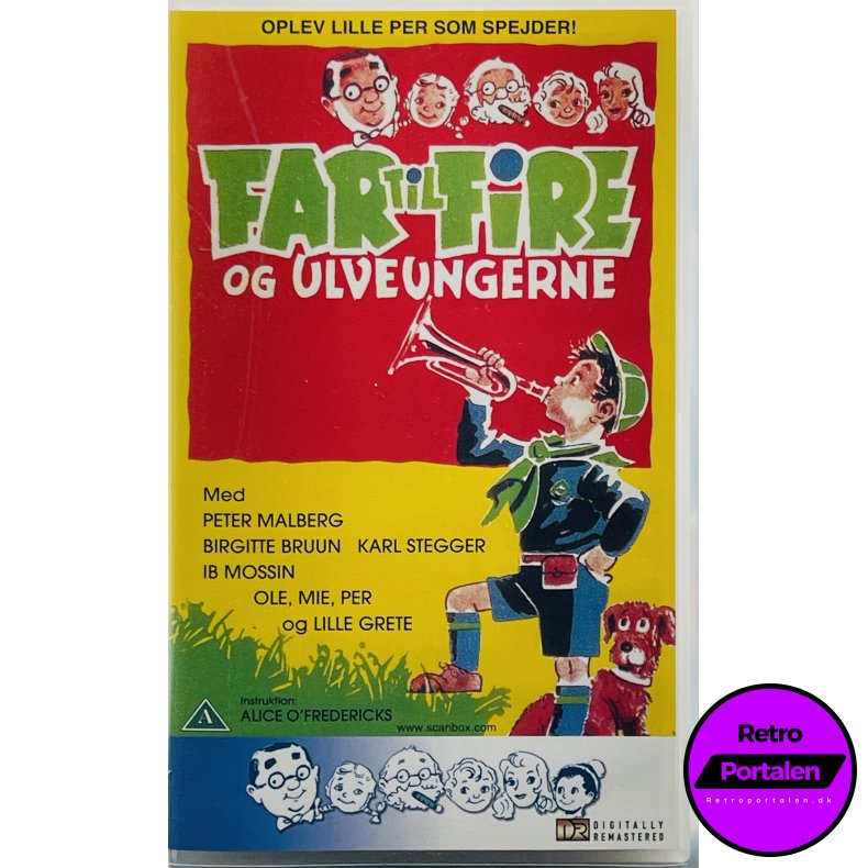 Far Til Fire Og Ulveungerne (VHS)