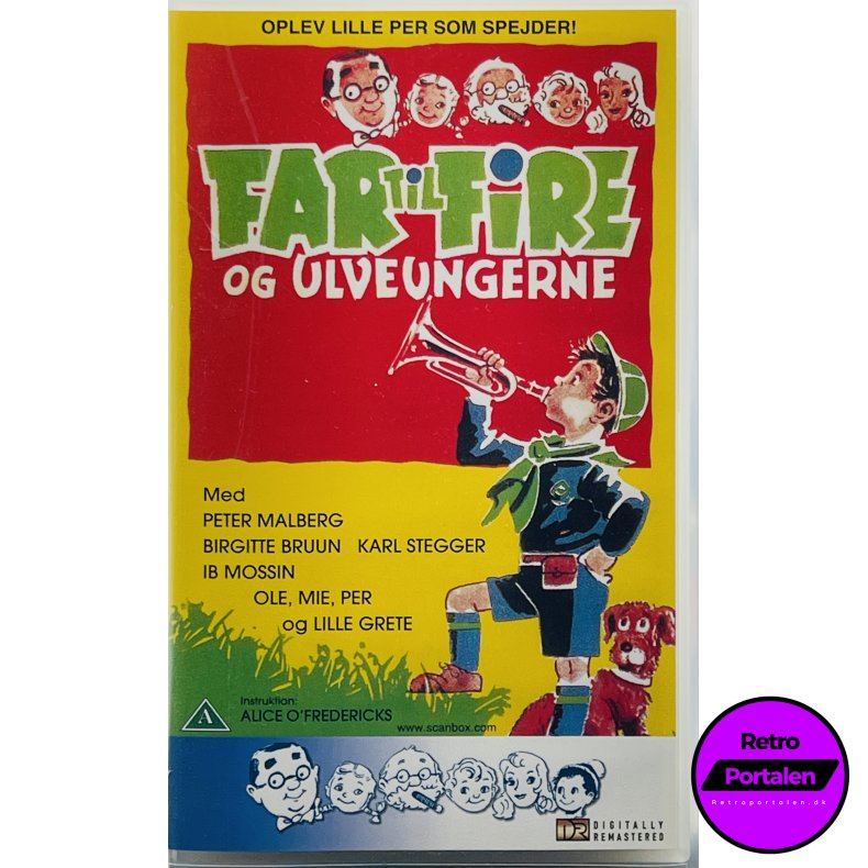 Far Til Fire Og Ulveungerne (VHS)