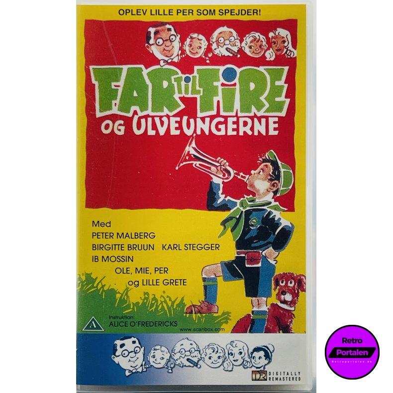 Far Til Fire Og Ulveungerne (VHS)